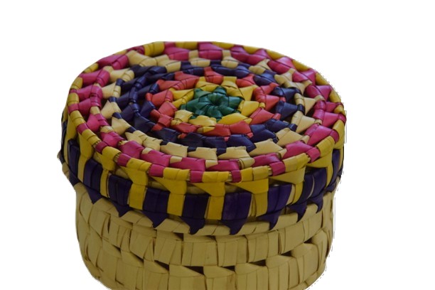 PalmLeaf Round Gift Box